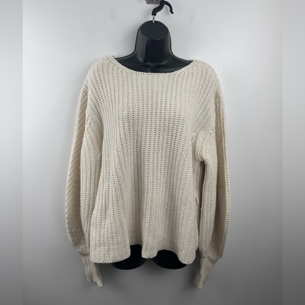 Sea New York Women Knit Cream Sweater Size Medium